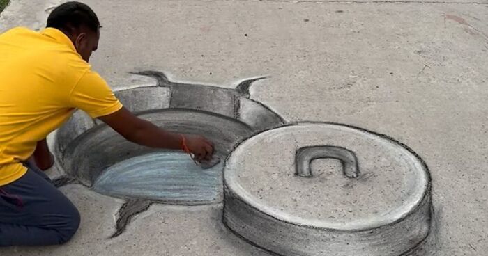 31 Chalk Drawings Made By This Art Teacher Entertain The Whole Neighborhood