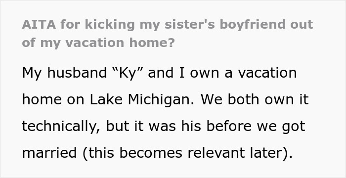 Guy Trashes Vacation Home, Expects His GF To Clean Up After Him, Her Sister Is Not Having It