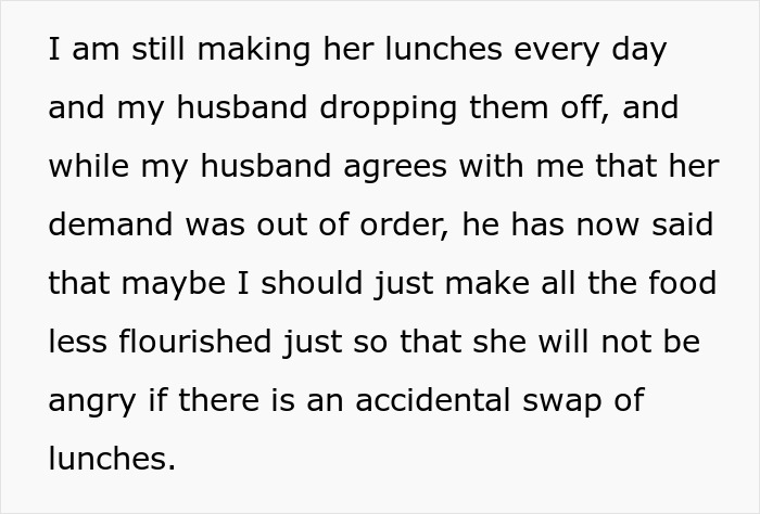 Woman Cooks For Her SIL Every Day, Gets Complaints About The Meals Being Too “Bourgeois”