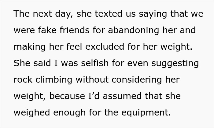 Friends Leave Obese Woman Behind As Her Weight Won’t Let Her Rock Climb, Drama Ensues