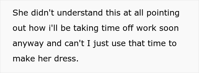 Pregnant Woman Asks Friend If "She Hit Her Head" After She Demands A Wedding Dress In 5 Months