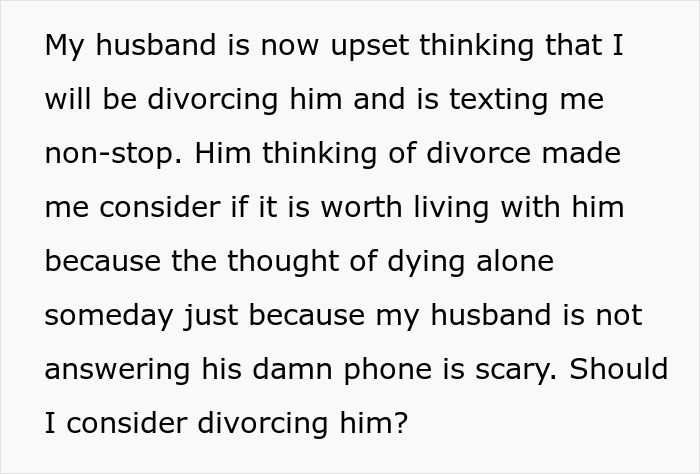 Woman Asks If She Should Divorce Her Husband After His Grave Error Nearly Cost Her Her Life