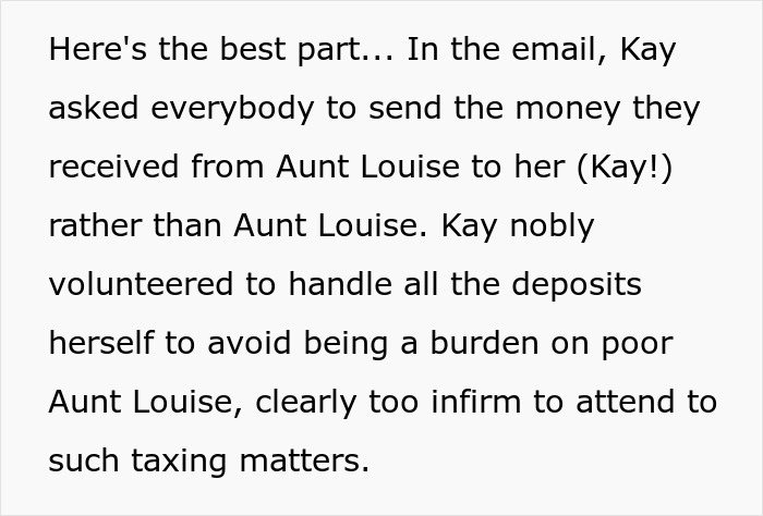 Aunt’s Generous Gift Turns Into A Headache As Her Greedy Daughter Demands It Back