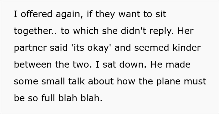 Lady Sandwiched Between Couple On Long Flight Has To Endure Woman’s Obnoxious Behavior For 5 Hours