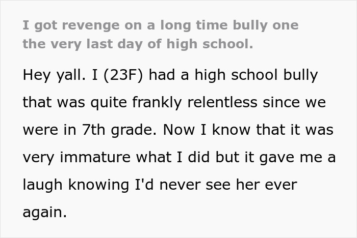 Teen Gets Back At Bully For Years Of Torture On The Last Day Of School During Graduation Ceremony