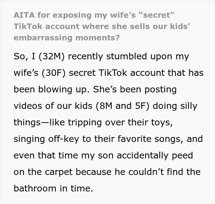 “Divorce Looms”: Mom Sells “Exclusive” Kids’ Content, Throws A Fit After Husband Finds Out