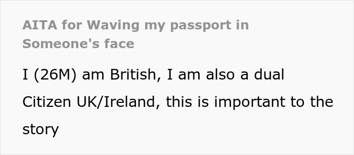 Irish American Mocks A British Guy, Gets A Reality Check After He Waves Passport In His Face