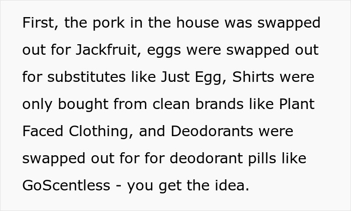 "AITA For Secretly Cheating On Our Vegetarian Diet That My Wife Made Our Family Do?"