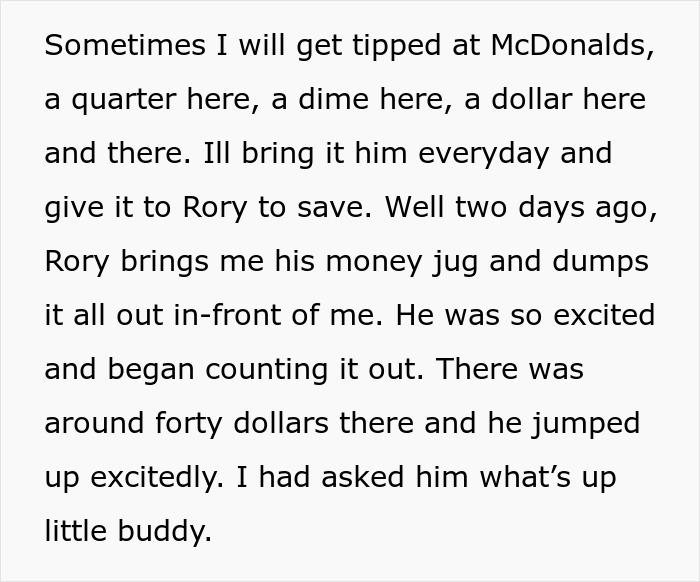 Single Dad Struggles To Make Ends Meet, 7 Y.O. Saves Up And Takes Them Both To Golden Corral