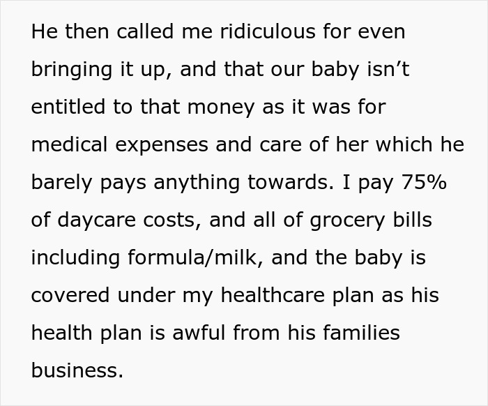 Entitled Man Splurges $4K Dad Gifted To His Kid, Puts Blame On Wife When She Asks Where It Went