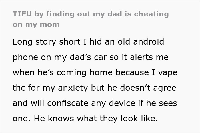 Kid Hides Phone To Track Dad’s Location For A Sneaky THC Hit, Discovers His Secret Instead