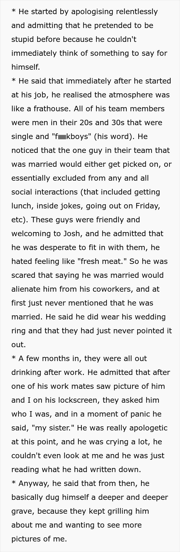 Husband Lies To Coworkers For 3 Years, Is Lost For Words When Wife Finds Out