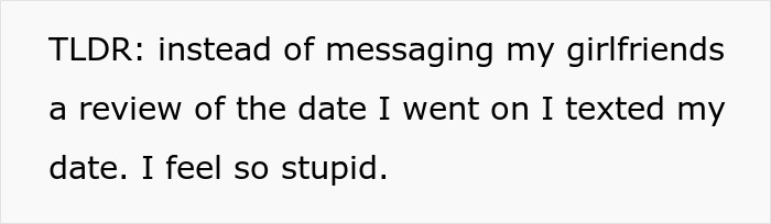 Woman Accidentally Texts A Detailed First Date Review And Rating To Her Date