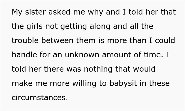 “They’ve Tried Over 20 Babysitters”: Woman Refuses To Babysit Sister’s Kids While She Gives Birth