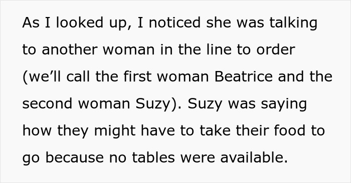 Woman Wants To Take Over Woman’s Entire Table So Her Injured Friend Can Sit But She Won’t Have It