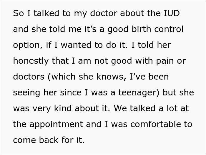 “AITAH For Being Mad At My Husband For His Behavior After I Got An IUD Inserted?”: Woman Gets A Wake-Up Call