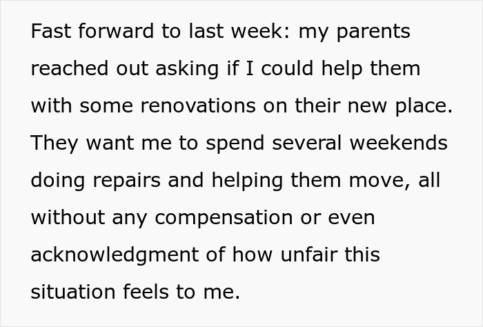 “Family Comes First”: Man Refuses To Help Parents After They Give Their House To Sister