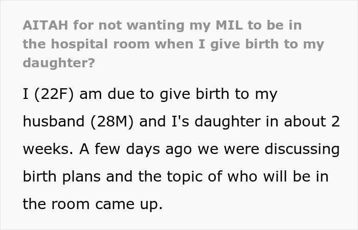 Man Explodes At Pregnant Wife After She Says Her Toxic MIL Won’t Be Allowed In The Delivery Room