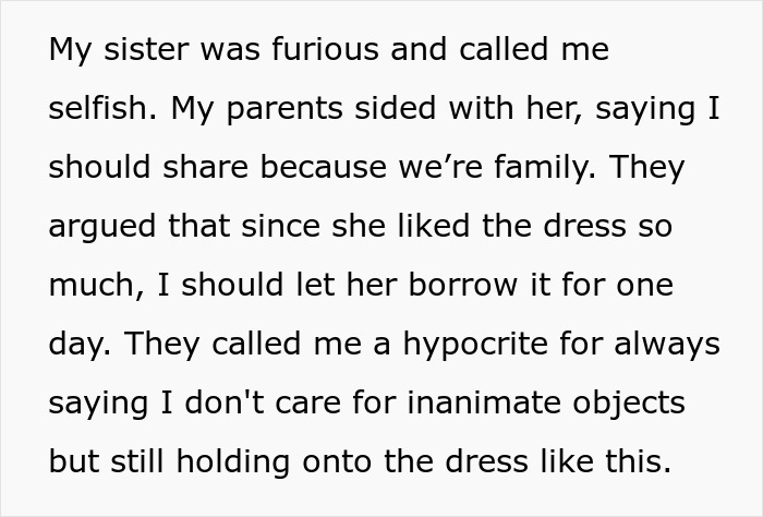 "Hide Your Dress, Please": Folks Shocked By Woman Demanding Sis Let Her Borrow Custom Wedding Dress 