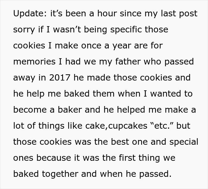 “[Am I The Jerk] For Not Letting My Sister’s Kids Eat My Special Cookies?”