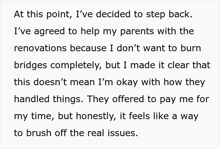 “Family Comes First”: Man Refuses To Help Parents After They Give Their House To Sister