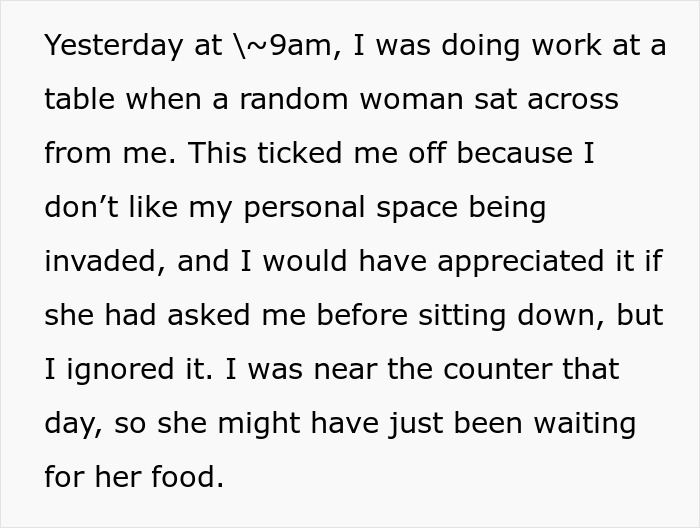 Woman Wants To Take Over Woman’s Entire Table So Her Injured Friend Can Sit But She Won’t Have It