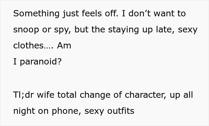 Wife Suddenly Starts Wearing Sexier Clothes And Is Up All Night, Husband Is Confused