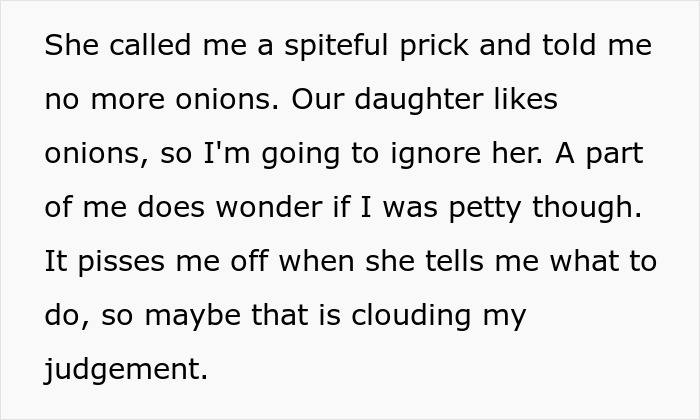 Mom Is Livid After Ex-Husband Ignores List Of Her Approved Foods And Gives Daughter Onions