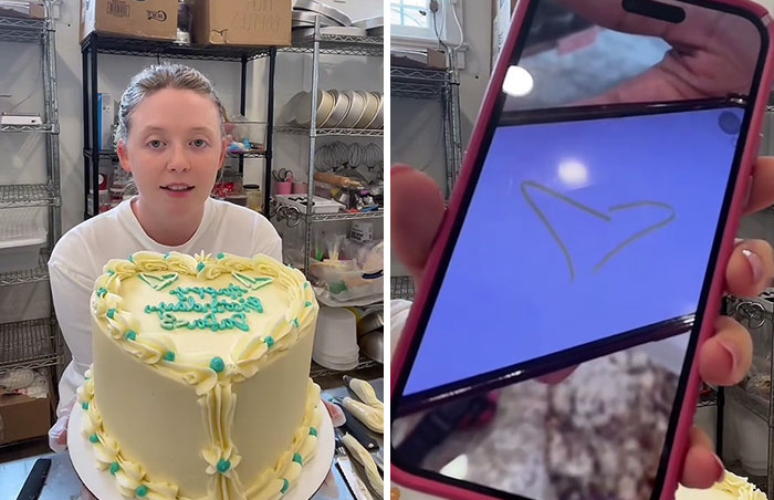 TikToker Snags Over 13M Views After Her Live Cake Decoration Gets Corrected By The Watching Client