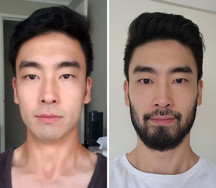 Without Beard Or With Beard?