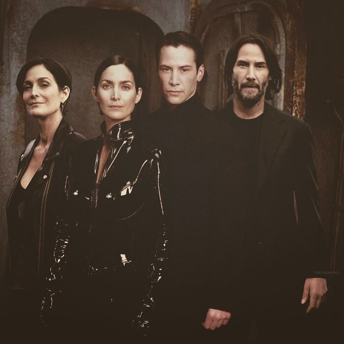 Keanu Reeves And Carrie-Anne Moss