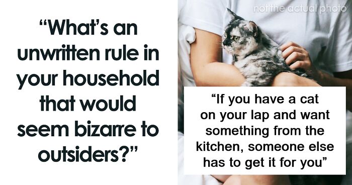 “Cat Must Not Be Disturbed”: 66 Unwritten Rules That People Follow In Their Households