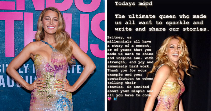 Blake Lively Wears Britney Spears’ ‘Actual’ Dress To It Ends With Us Premiere: “It Should Be in the Smithsonian”