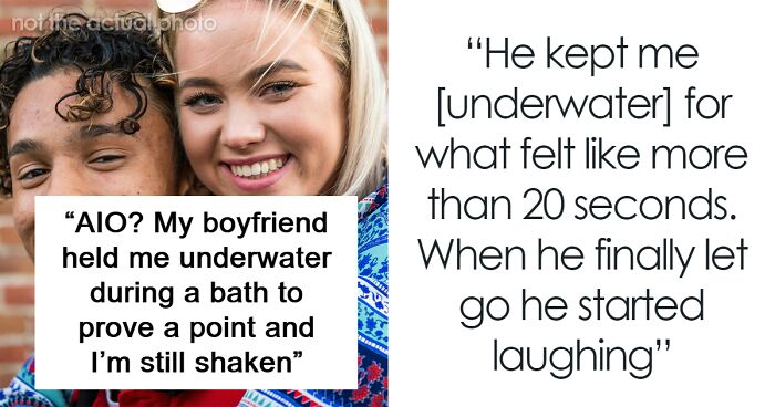 BF Holds His Partner Underwater, Is Surprised She Is Shaken And Upset