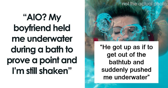 BF Holds His Partner Underwater, Is Surprised She Is Shaken And Upset