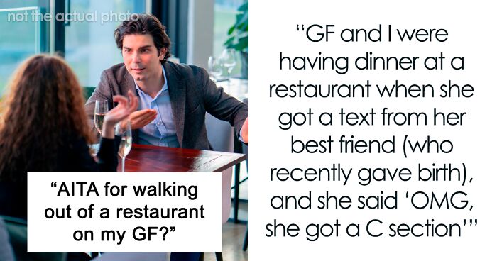 “AITA For Walking Out Of A Restaurant On My GF?”