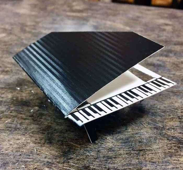 This Business Card Is A Little Piano