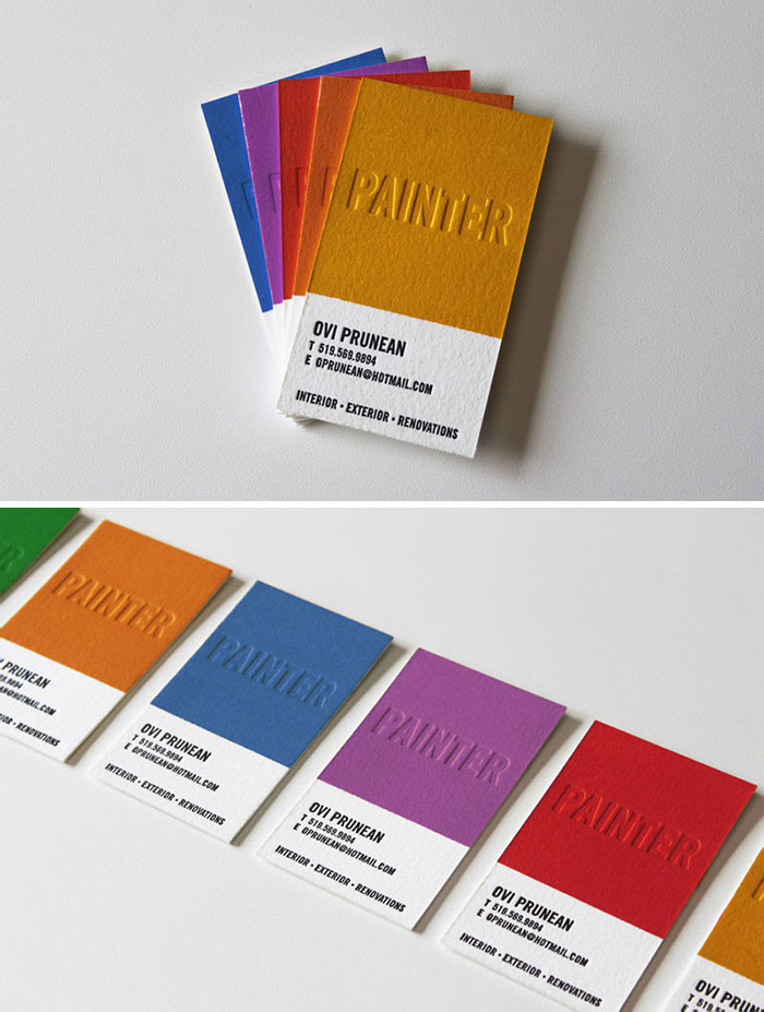 Painter Business Cards