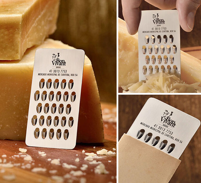 Cheese Grater Business Card