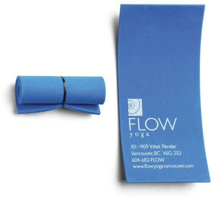 Yoga Mat Business Card