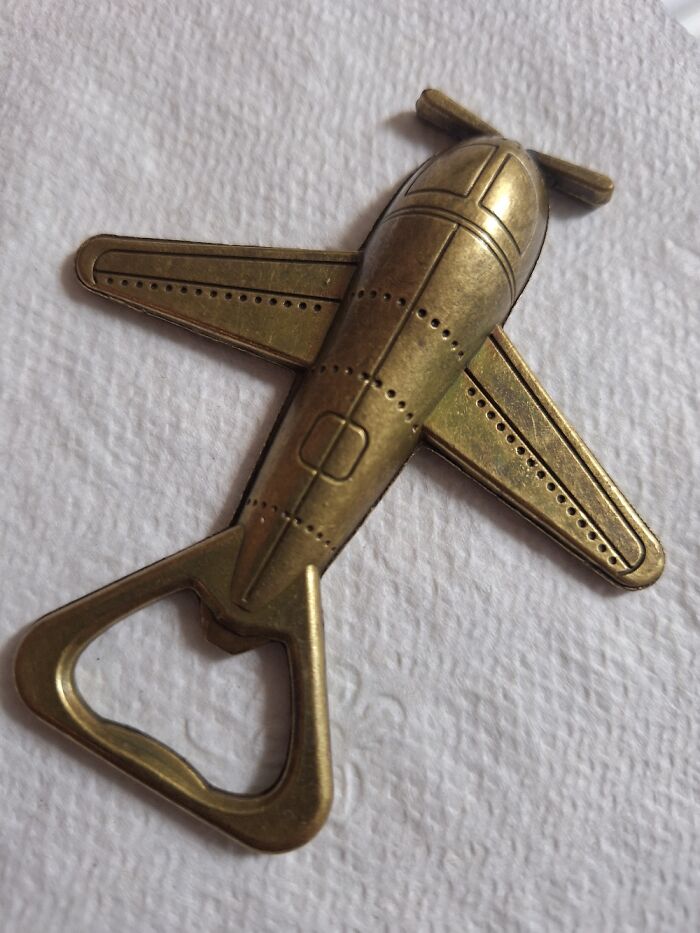 Little Brass Airplane Bottle Opener I Found In New Zealand