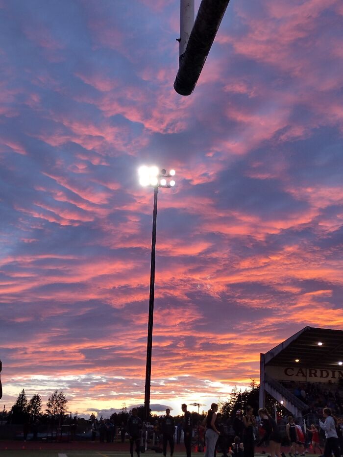 Gorgeous Sunset I Managed To Capture During A Track Meet ✌🏻