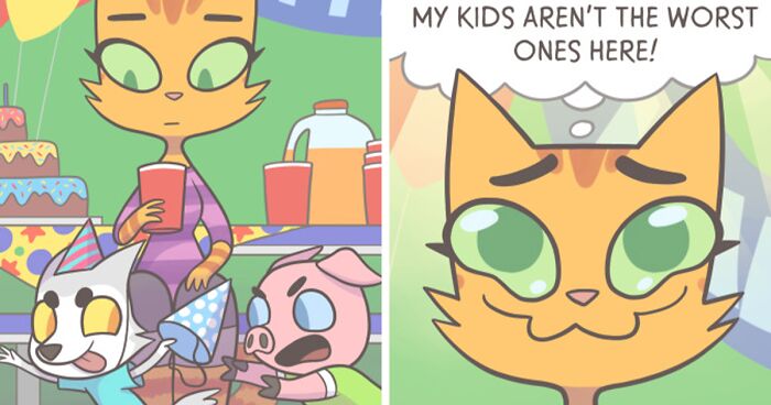 I've Been Drawing Comics About My Family As Cats To Share The Ridiculous Things That Happen To Us (20 New Pics)