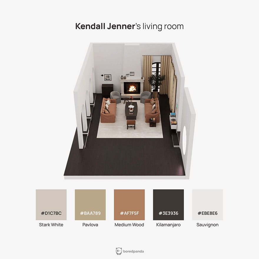 7 Floor Plans Of Celeb Living Rooms