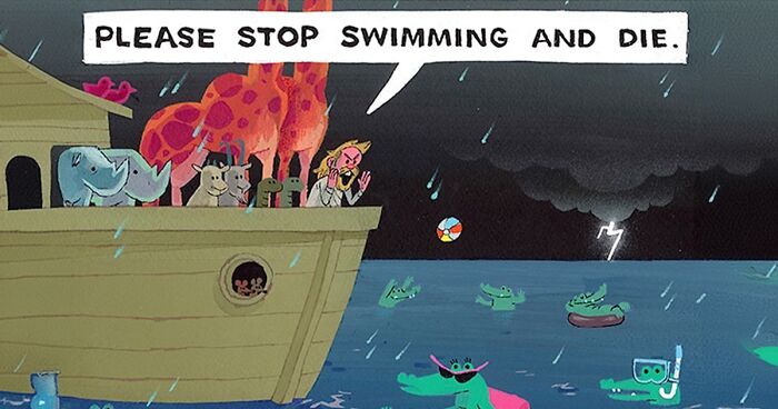 This Artist's Latest 27 Comics Blend Humor And Darkness Perfectly (New Pics)