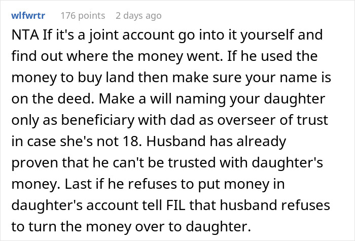 Entitled Man Splurges $4K Dad Gifted To His Kid, Puts Blame On Wife When She Asks Where It Went