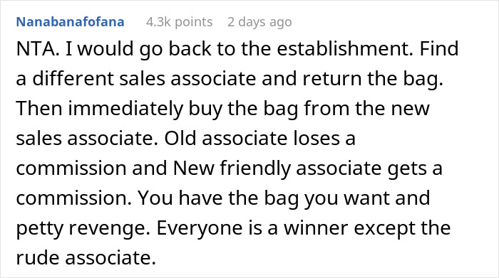 Wife Has A ‘Pretty Woman’ Moment, Returns Hubby’s Gifted Bag To Spite Rude Sales Assistant