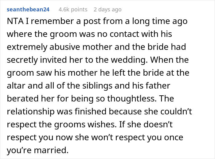 Man Is Livid After Fiancée Insists On Inviting His Toxic Parents, Threatens To Cancel Wedding