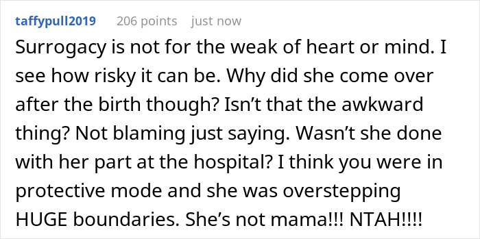 “[Am I The Jerk] For Cutting Off My Surrogate After She Made Me and My Husband Feel Uncomfortable?”