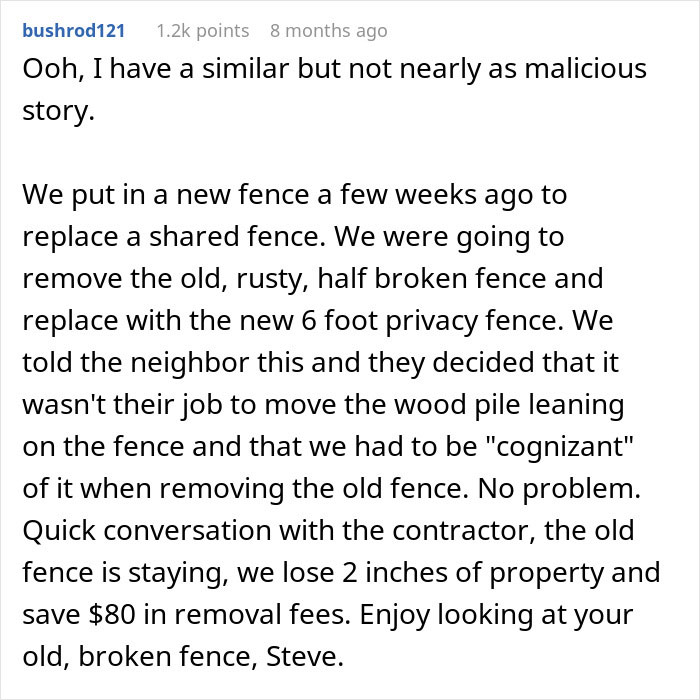 Karen Throws A Raging Fit Over Neighbor’s New Fence, Regrets It After Losing 800 Sq Ft Of Their Yard